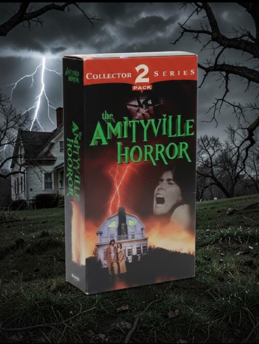 “The Amityville Horror” & “Amityville II: The Possession” (VHS, 1996) 2 Pack Set